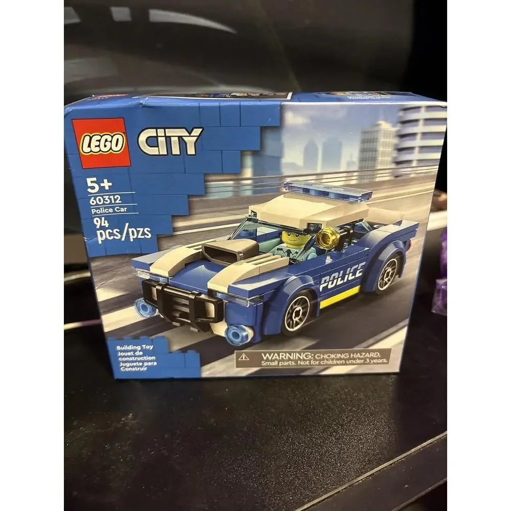 LEGO City Police Car Toy 60312 Officer Minifigure Car Chase Gift 5+ Years